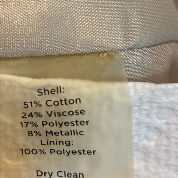 Talbots Metallic Gold Brocade Jacket, Size 12 - Picture 12 of 12